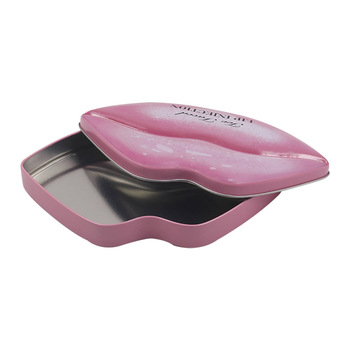 Lip Shaped Cosmetic Tin Box