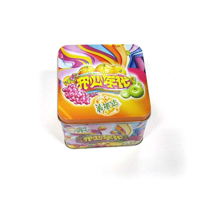 Round Sealed Tin Can TM102 Square Tins