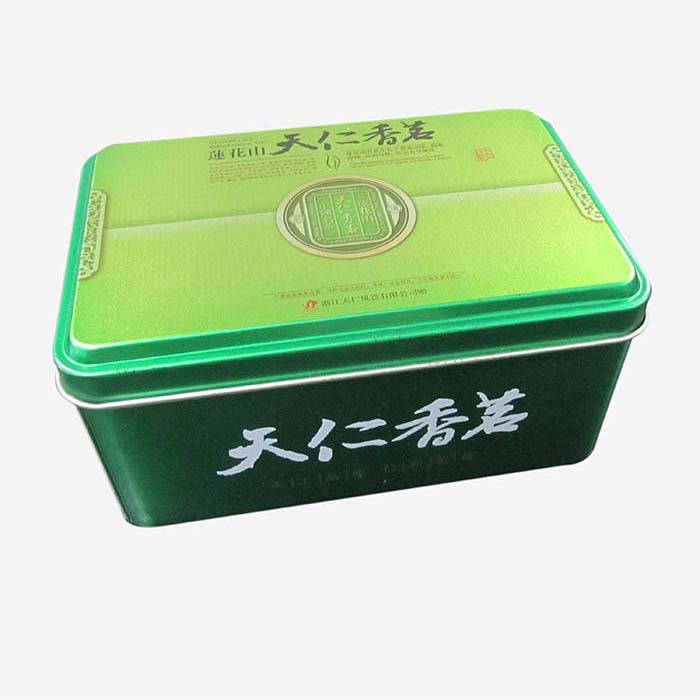 Square Smooth Tea Tin tea tin box