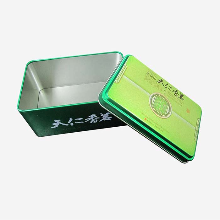 metal tea box
