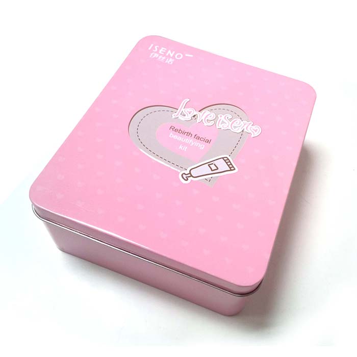 Round Sealed Tin Can TM165 Rectangular Tins