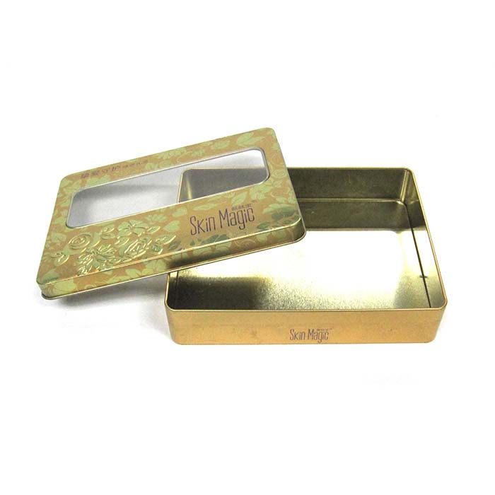 Square Smooth Tea Tin