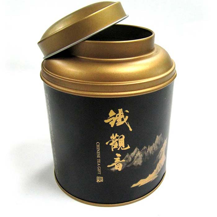 Square Smooth Tea Tin D90 Tea Tin