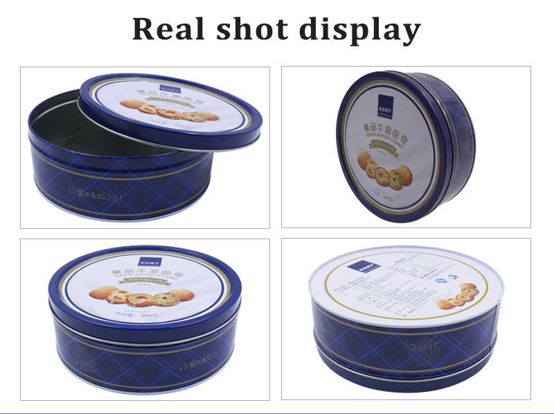round cookie tin box round cookie tin box