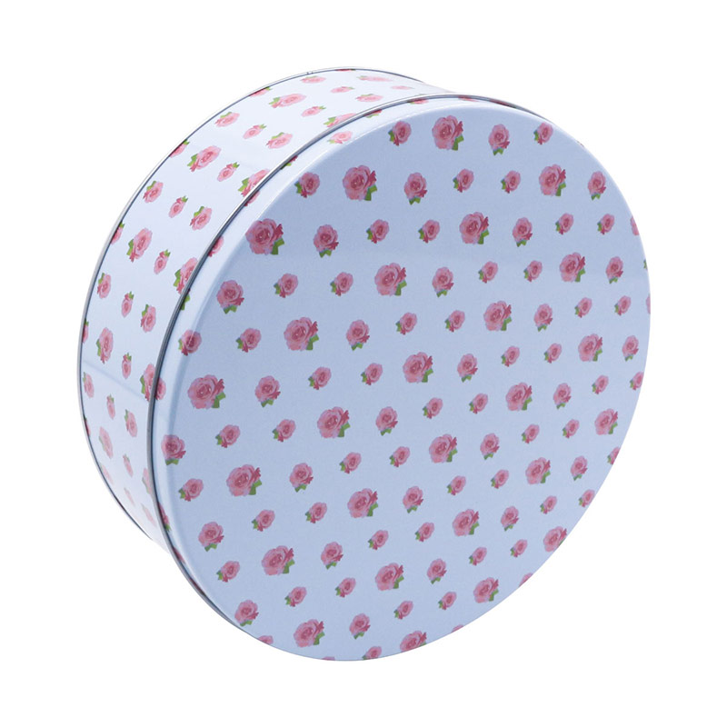 Flower Printing Round Can