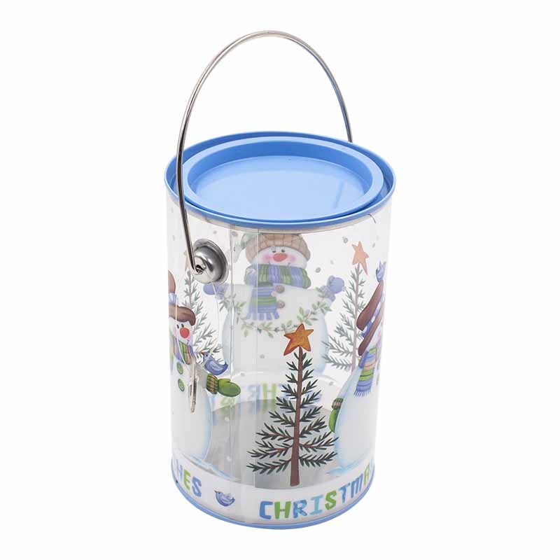 Clear PVC Tin Bucket