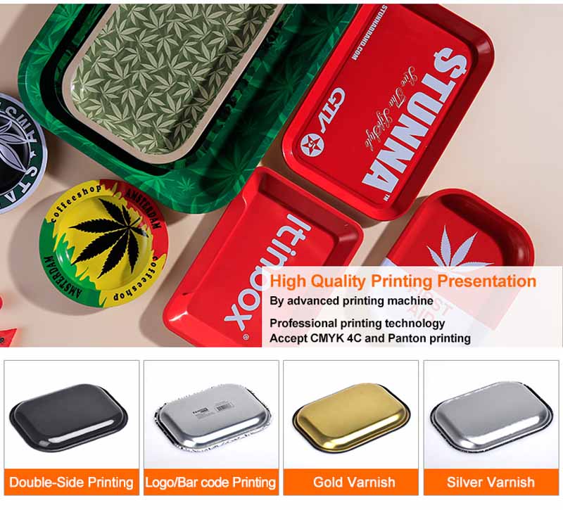 high quality metal tin trays