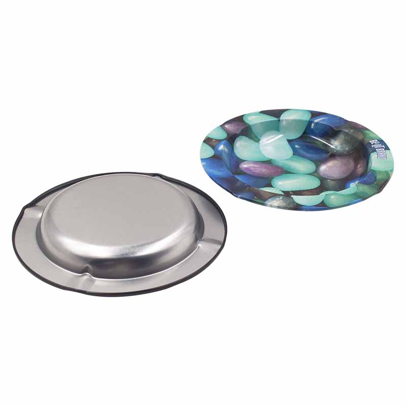 Round Metal Tin Tray