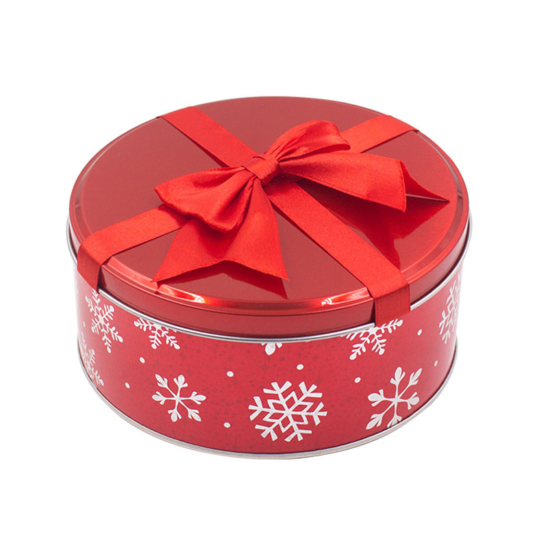 Christmas Round Tin Box