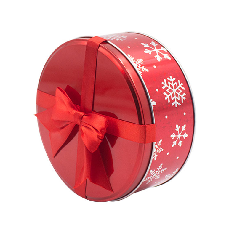 Christmas Round Tin Box