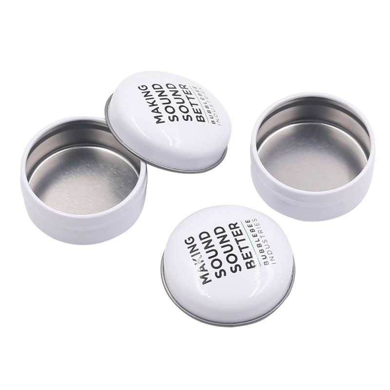 Small Round Tin Storage Box