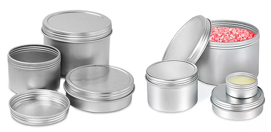 screw-top metal tins